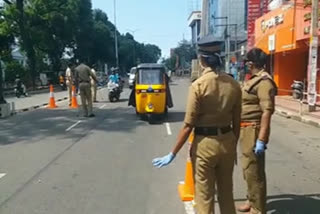 trivandrum lock down violation  തിരുവനന്തപുരത്ത് ലോക്ക് ഡൗണ്‍ ലംഘനം  trivandrum rural lock down  കേരള പൊലീസ്