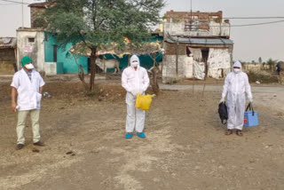 Quarantine done to Ratodhana village of Chachauda tehsil