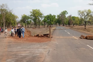 Fear of corona infection in Dindori sealed the boundary of many villages