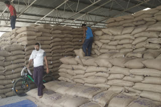 Warehouse built for agricultural produce market shed