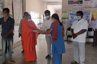 Food distribution in yadagiri