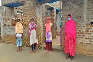 Four girls trapped in lockdown