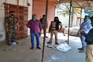 Grocery store sealed in Bano in simdega