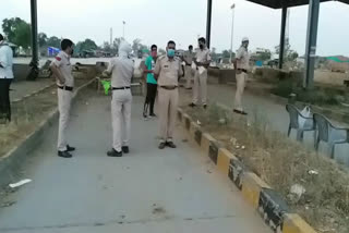 Palwal Haryana UP Border Seal Police Strikes