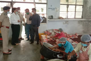 nodal officer inspected community kitchen