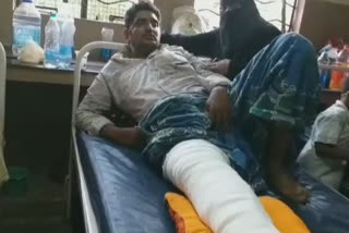 'hyderabad: one injured due to policy violation'