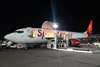 COVID-19  SpiceJet  Medical supplies from China  Civil Aviation Ministry  விமான போக்குவரத்துத் துறை அமைச்சகம்  ஸ்பைஸ் ஜெட் விமானம்  ஷாங்காய்