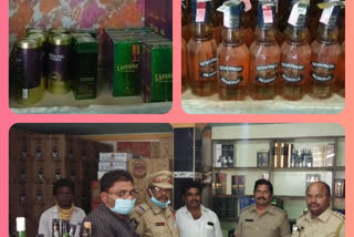 rats drunk alcahol in prakasam dst adanki said by shop owners at the time of raiding