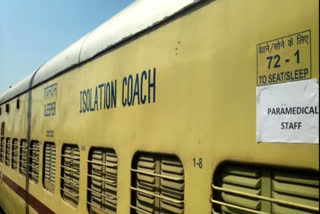 12 isolation coaches ready at Moradabad Railway Junction