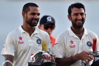 Dhawan trolled cheteshwar pujara in a funny manner