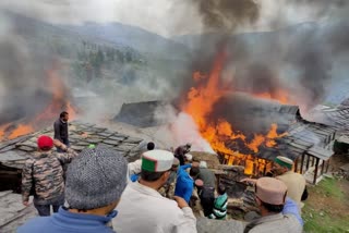 Fire in accident in Himachal Pradesh