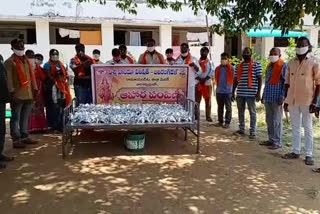 Vishva Hindu Parishad activists support the poor in ramayampet