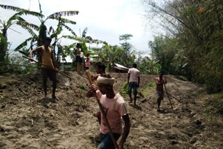 Embankment Construction at amguri