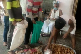 providing food to needy people