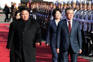 South Korean President Moon Jae-in and North Korean leader Kim Jong-un