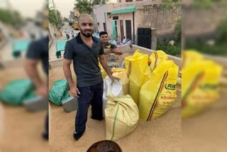 dushyant chautala tweeted viral photo of boxer amit panghal on social media