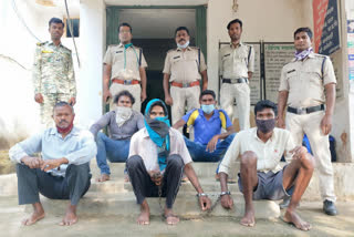 police arrested 5 accused in jashpur