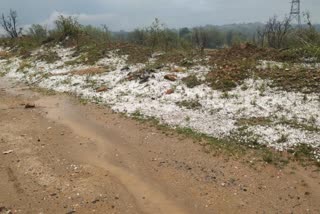 Hailstrom in Pathalgaon