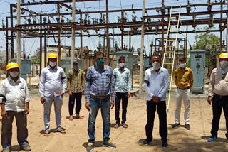 Power workers protest in Jalore,  बिजली कर्मचारियों ने किया विरोध-प्रदर्शन