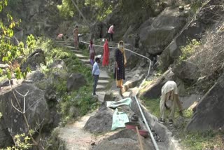 MNREGA work started in Bilaspur
