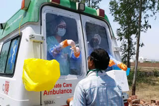 Clinic ambulance in nuh will conduct corona test from house to house