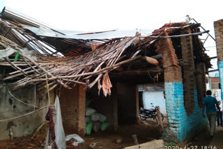 heavy rain and hailstrom in gondia district