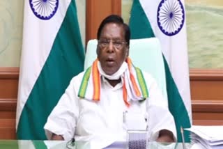 புதுச்சேரி முதலமைச்சர் நாராயணசாமி  pudhucherry chief minister  medical equipment  pudhucherry cm