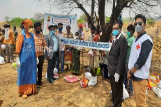 Helping Tumkur people in collaboration with Sriramakrishna Sevashrama and Infosys