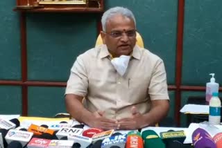 health minister malladi krishnarao press meet