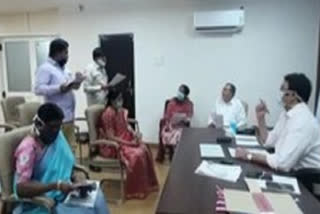 jayashankar bhupalpally collector meeting with district officers