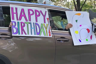 US community surprises boy with birthday parade; something good in the time of COVID-19 pandemic lockdown.