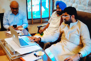 Deputy CM Dushyant Chautala held a meeting with JJP officials