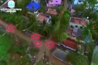 mannargudi police checking using drone