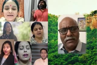 Keeravani and other singers Pray song on corona to the Lord