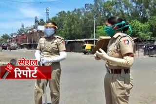 two asi sisters doing duty in chandigarh during lockdown