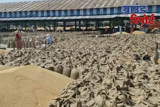 ground report on Jind new grain market before the rain