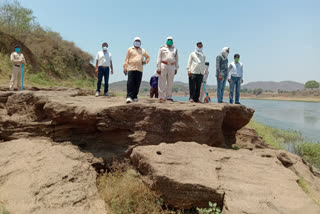 Narmada river being infiltrated in the district