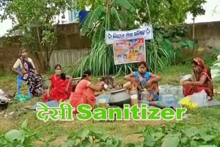 in-mahasamund-women-of-kalyani-self-help-group-making-desi-sanitizer