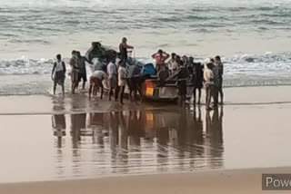 22 Fishermen coming to theirs native places from chennai