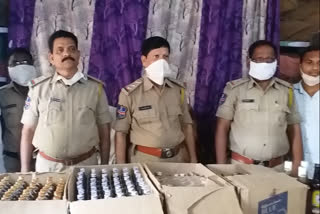 EXCISE POLICE RAIDS IN KUMURAM BHEEM DISTRICT