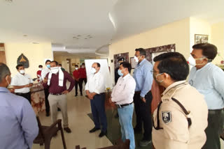 gaya dm and ssp inspects isolation center