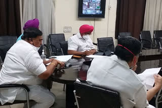 punjab MLAs meeting with CM of punjab through video conference