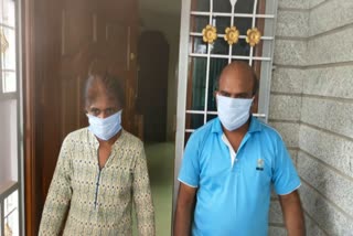 madhurai return couple  home quarantined in anekal