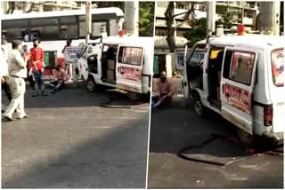 Ambulance Accident in Thane News