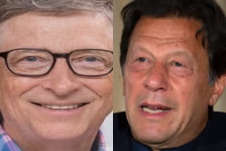 imran khan bill gates  pakistan bill gates coronavirus  imran bill gates coronavirus  pakistan pm bill gates  കൊവിഡ് പ്രതിസന്ധി  ബില്‍ഗേറ്റ്സുമായി ചര്‍ച്ച നടത്തി ഇമ്രാന്‍ ഖാന്‍  ഇമ്രാന്‍ ഖാന്‍