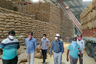 Jc nagesh visited Buying grain centers