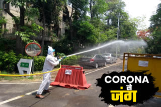Fire department's sanitization campaign continues daily in Noida due to coronavirus