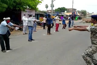 Police punished people on bikes