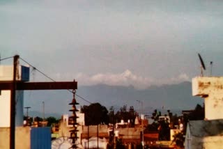 himalayas can be seen from 175 km far away from saharanpur in lockdown