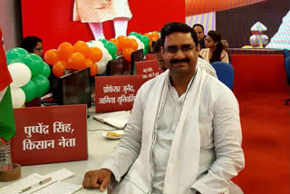 President of Kisan Shakti Sangh, Pushpendra Singh